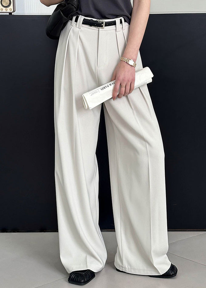 Piuisa | Beigefarbene Hochtaillierte Hose