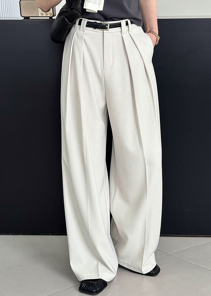 Piuisa | Beigefarbene Hochtaillierte Hose