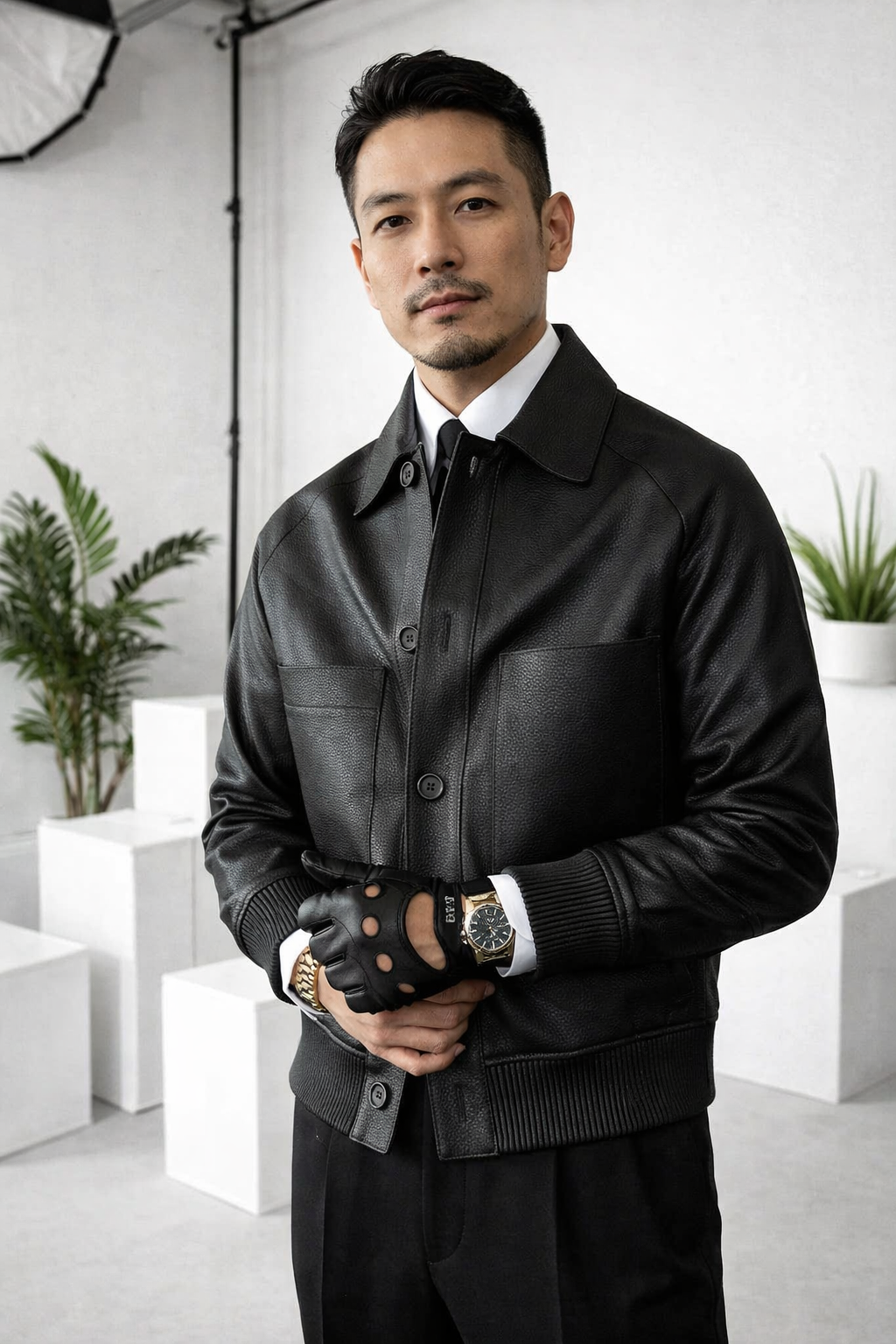 Gabelio | Herrenjacke Aus Kunstleder