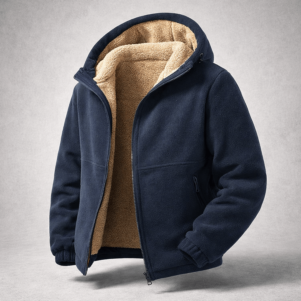 Alenas | Herren Fleece-Jacke aus Sherpa