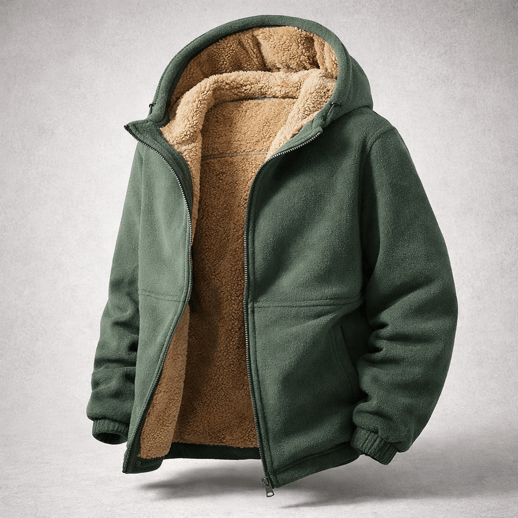 Alenas | Herren Fleece-Jacke aus Sherpa