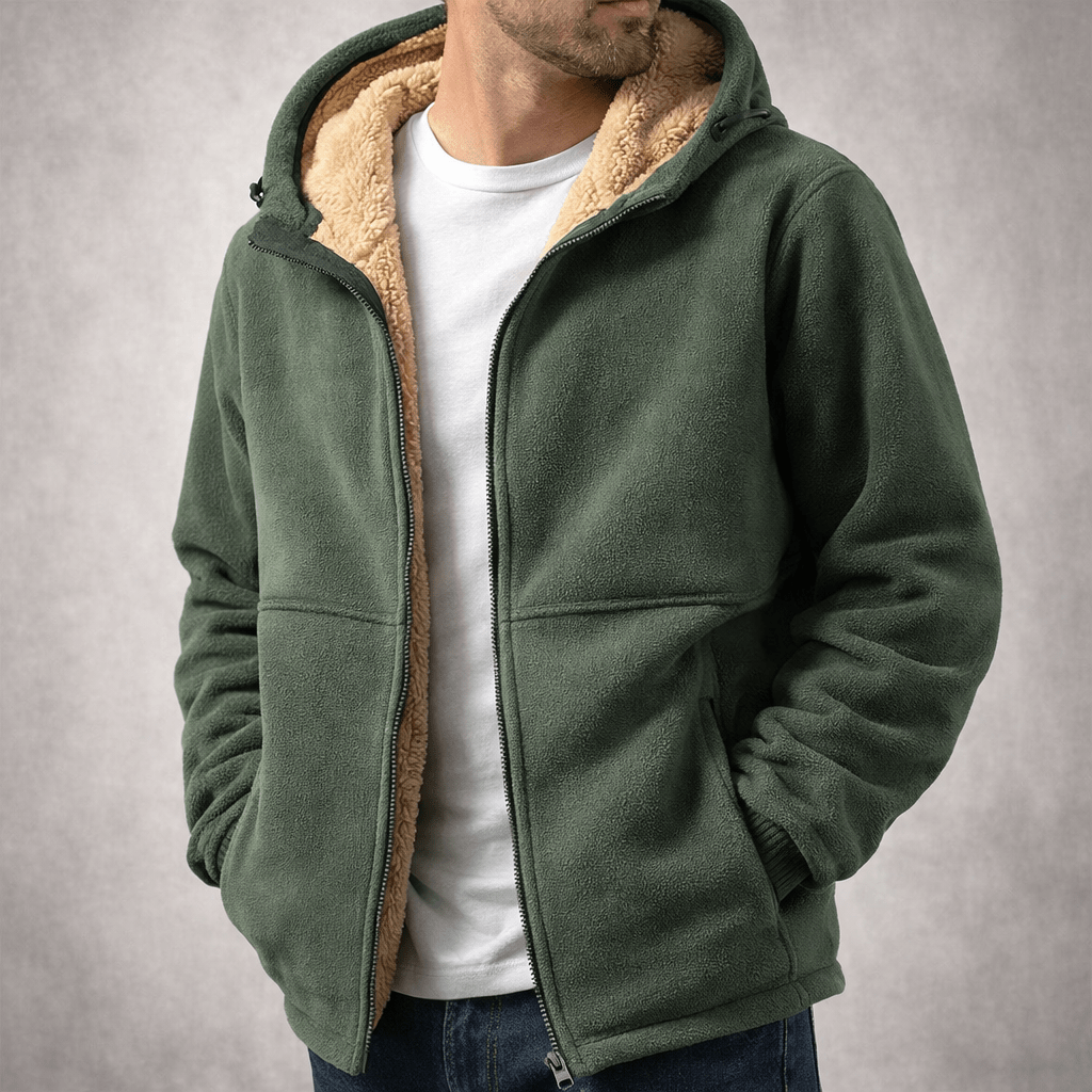 Alenas | Herren Fleece-Jacke aus Sherpa