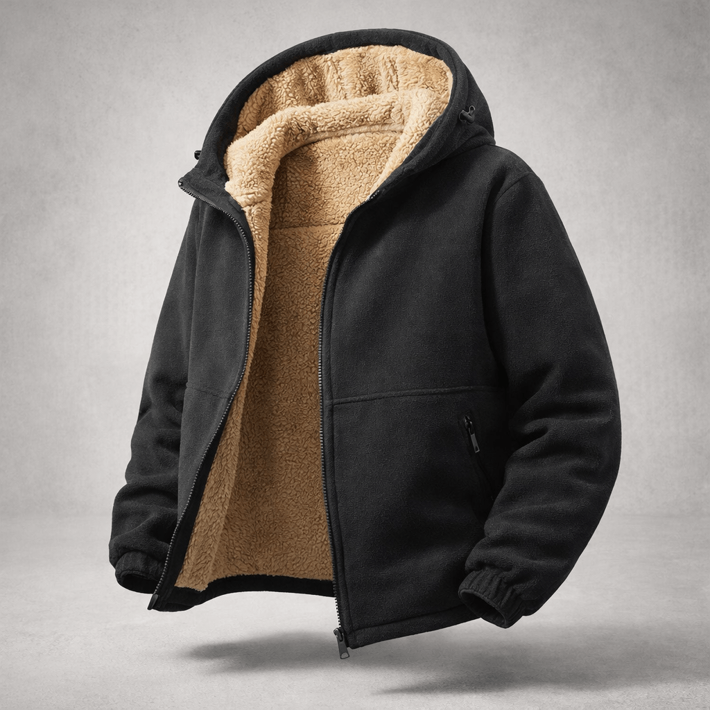 Alenas | Herren Fleece-Jacke aus Sherpa
