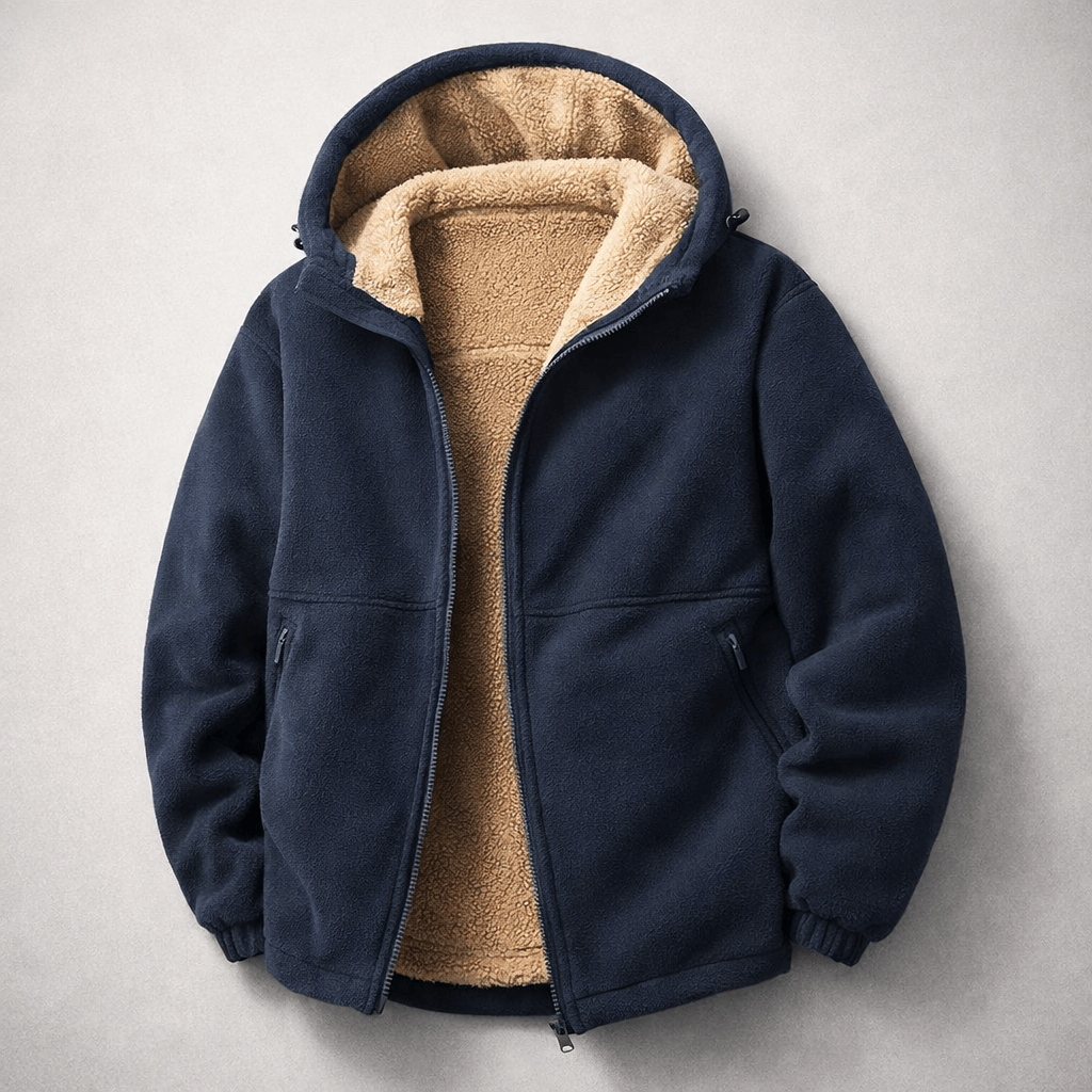 Alenas | Herren Fleece-Jacke aus Sherpa