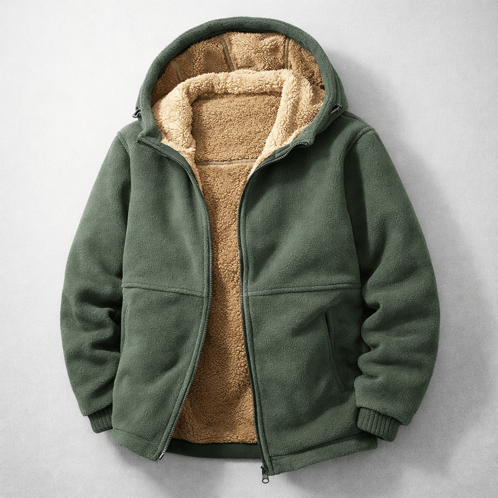 Alenas | Herren Fleece-Jacke aus Sherpa