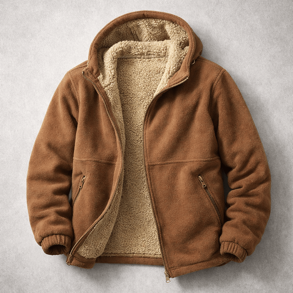 Alenas | Herren Fleece-Jacke aus Sherpa