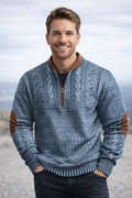 Benenn | Strickpullover mit Reißverschlussdetail