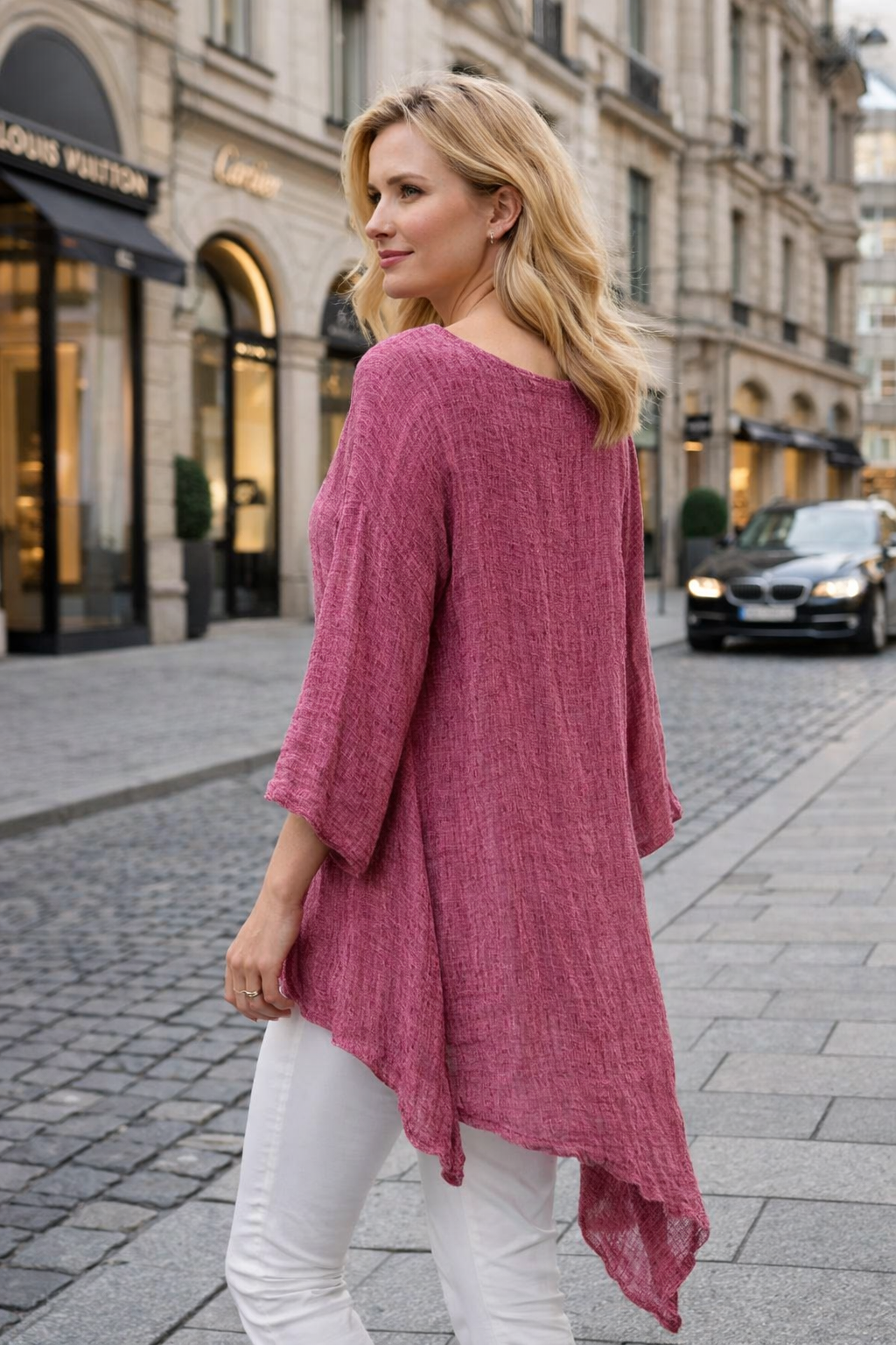 Veeara | Übergroße Damen Tunika Bluse