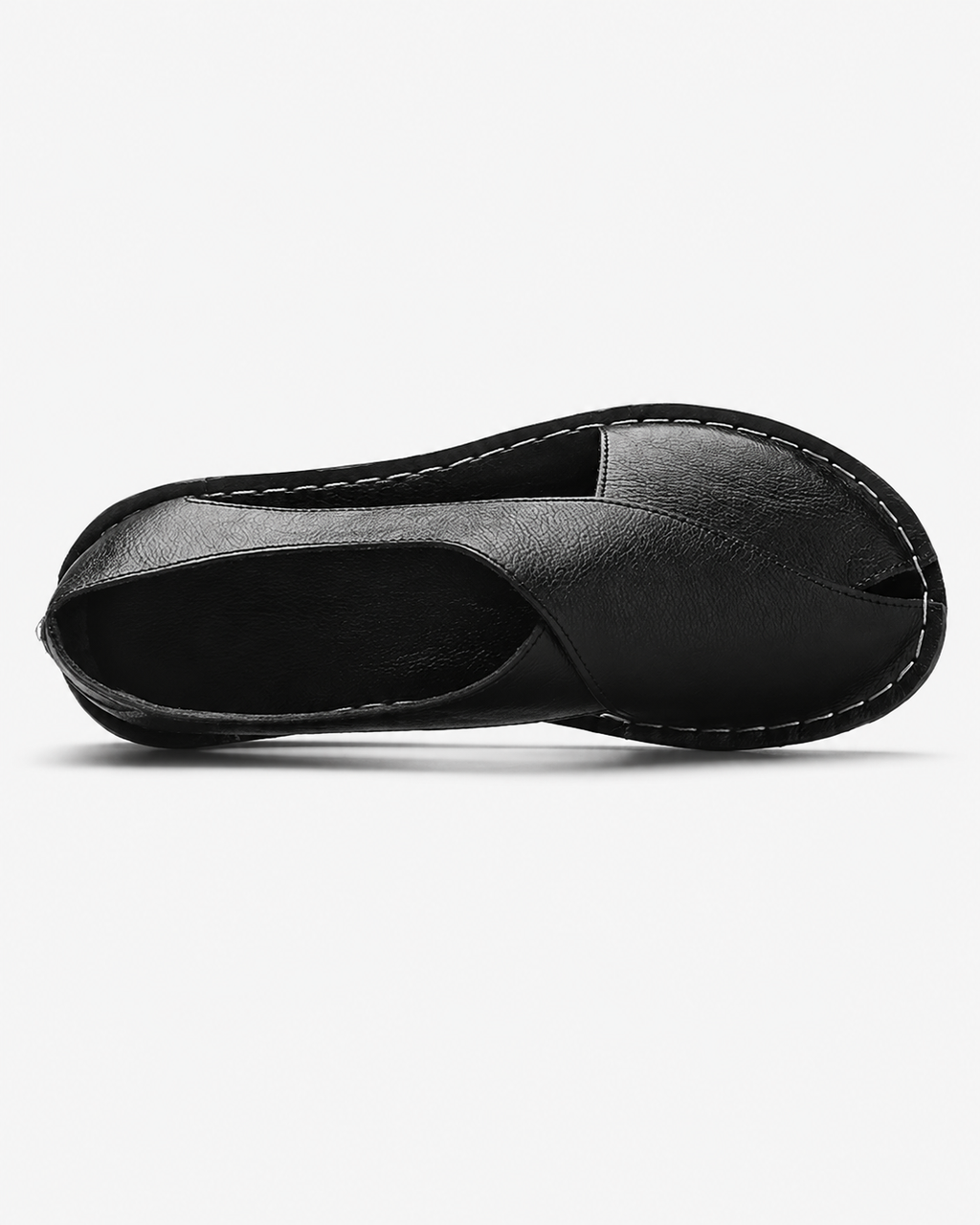 Jonah | Herren Freizeit Leder Slipper Geschlossene Zehen Sandalen