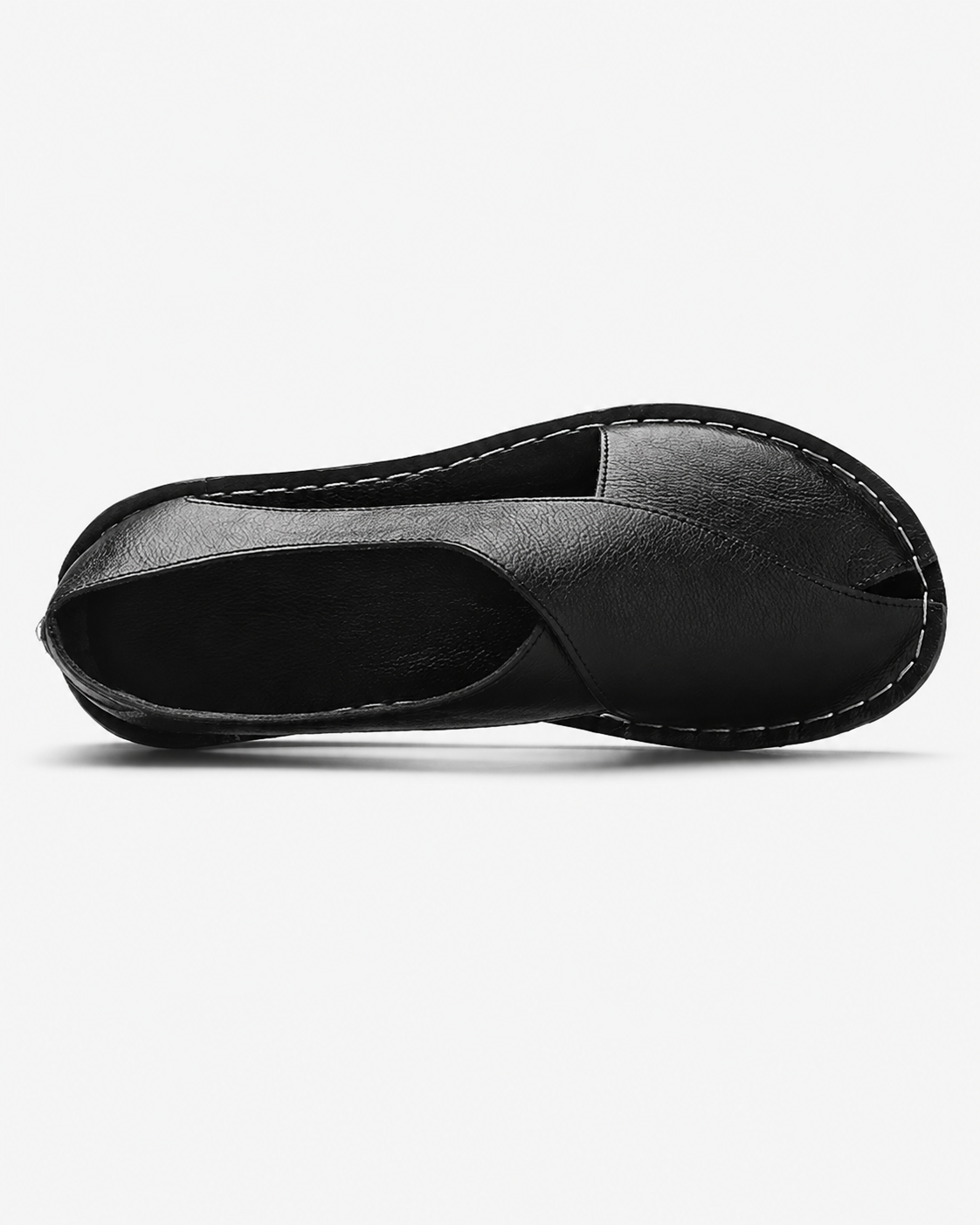 Jonah | Herren Freizeit Leder Slipper Geschlossene Zehen Sandalen