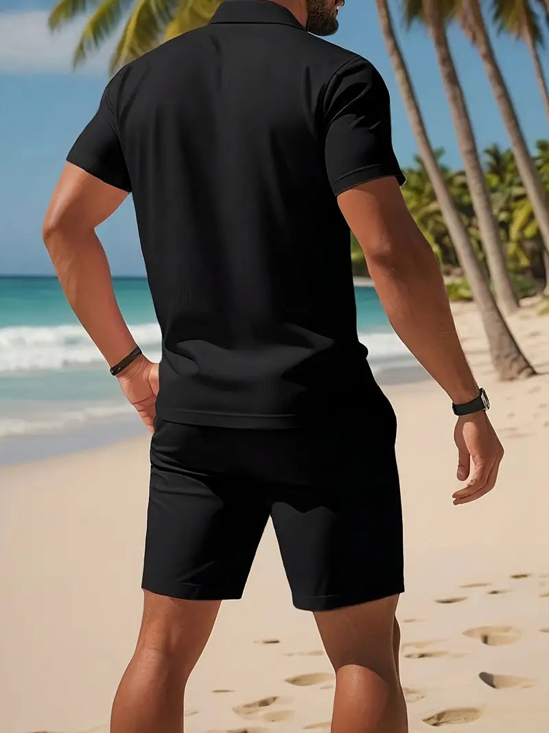 Kelvin Lässiges Zweiteiliges Sportset