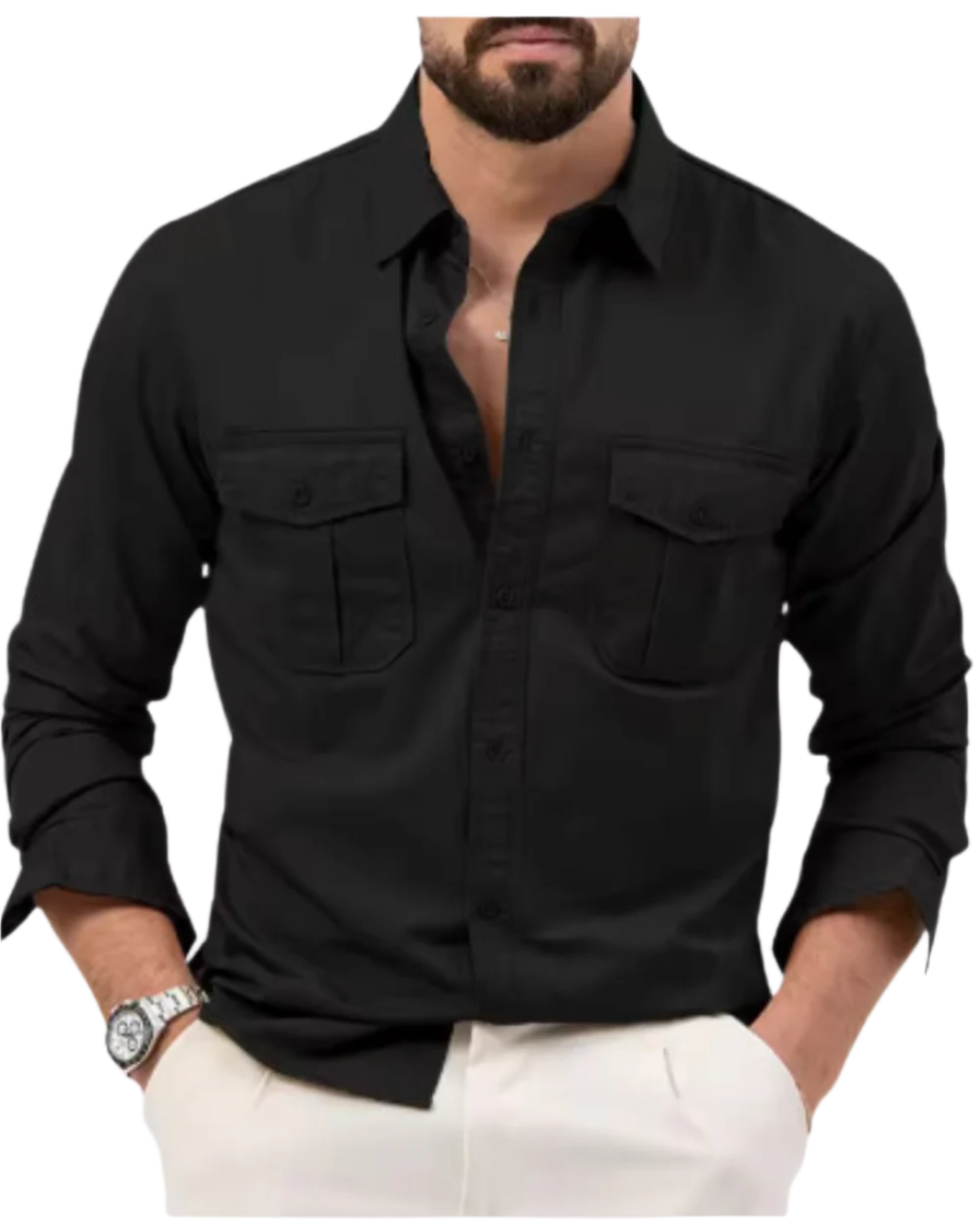 Henonas | Herren Cargo-Shirt