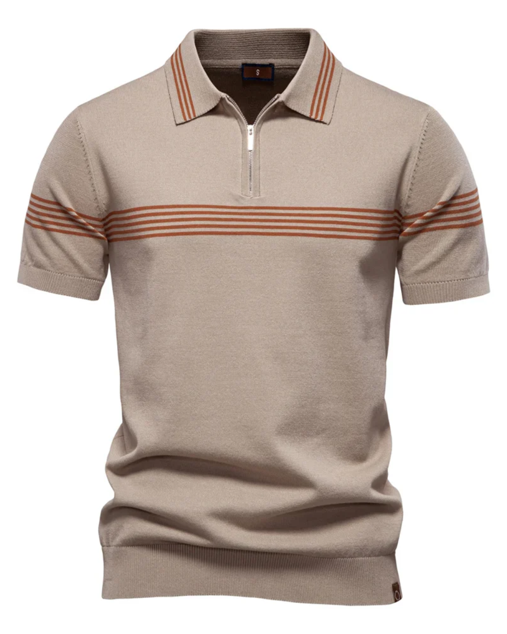 Linienstil Herren Polo-Shirt