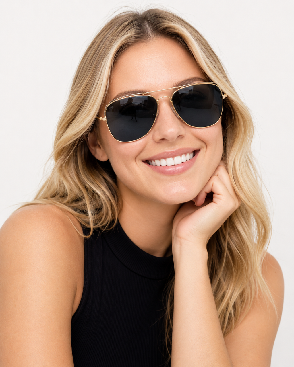 Kaufberg | Quadratische Sonnenbrille Metallrahmen Outdoor UV400