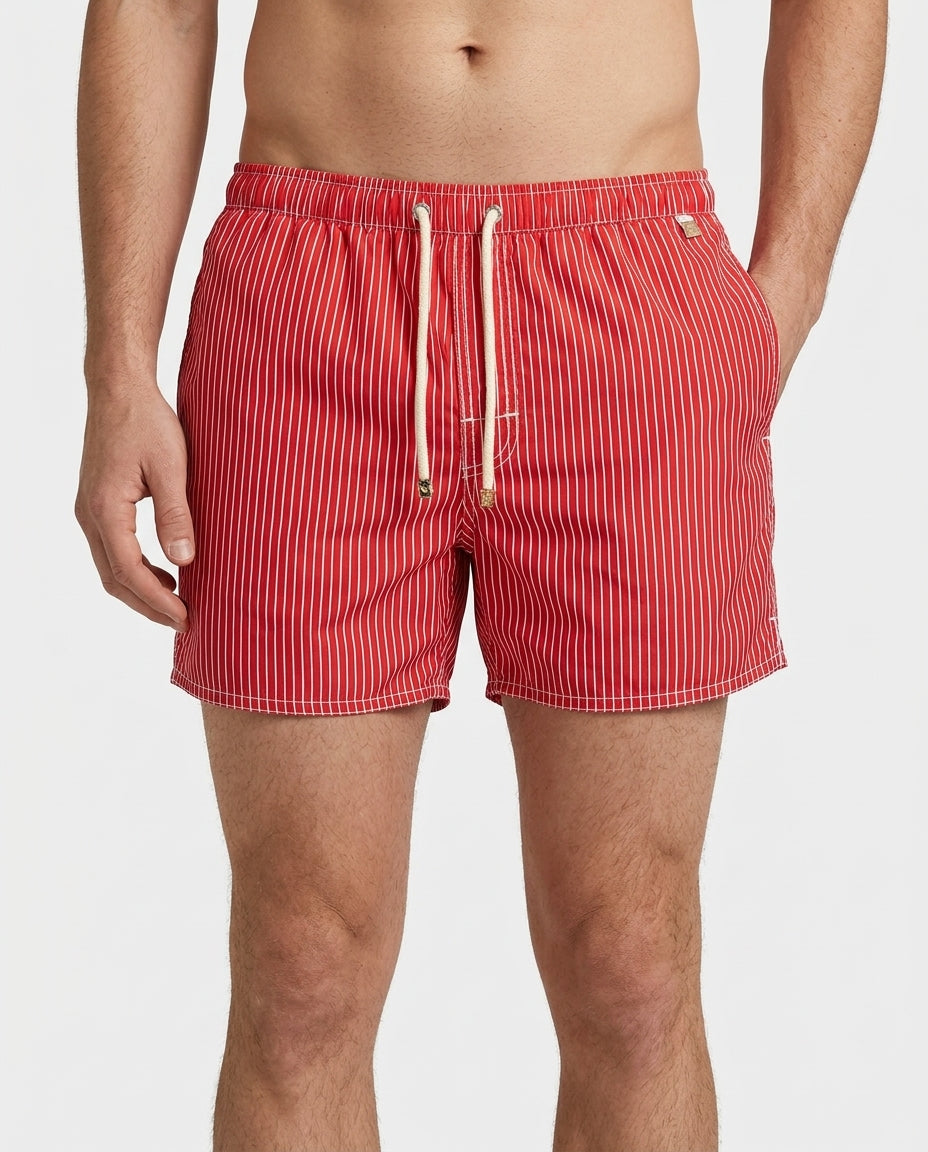 Beckham | Gestreifte Herren Freizeit Shorts für den Strand