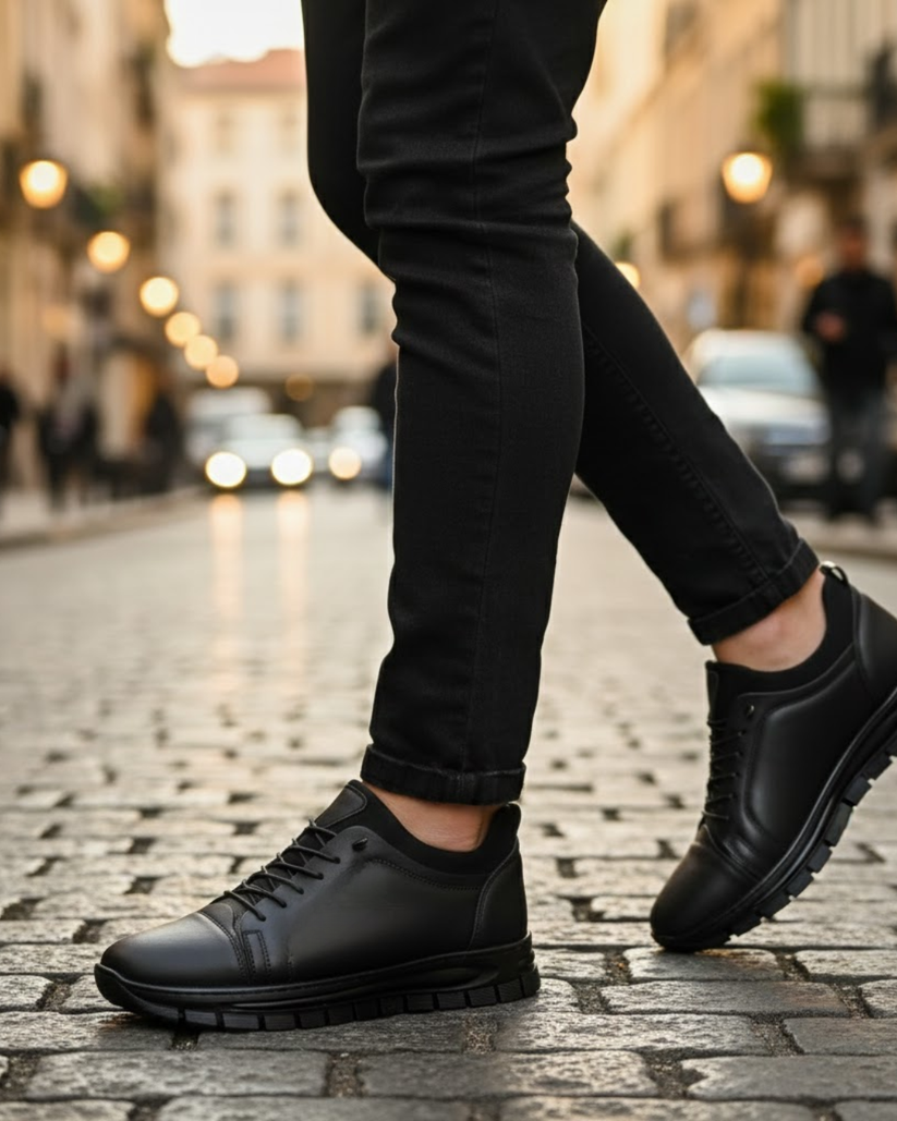 Oliarus | Schnürschuhe Aus Leder