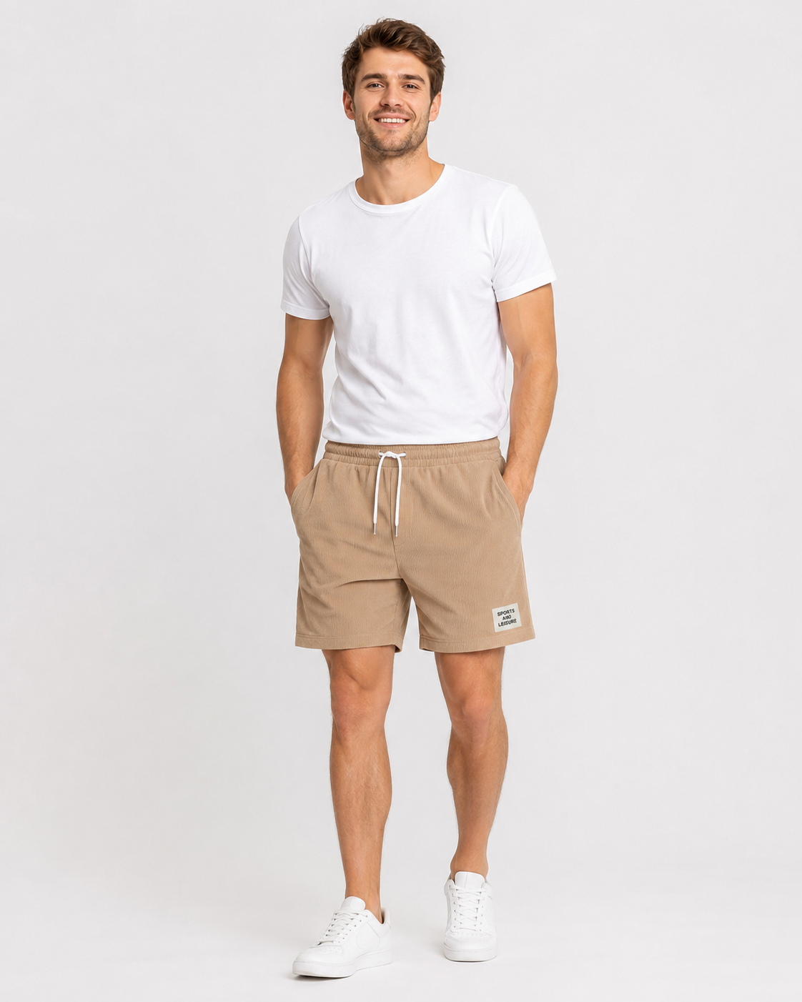 Kaufberg | Sommer Shorts mit Kordelzug aus Cord