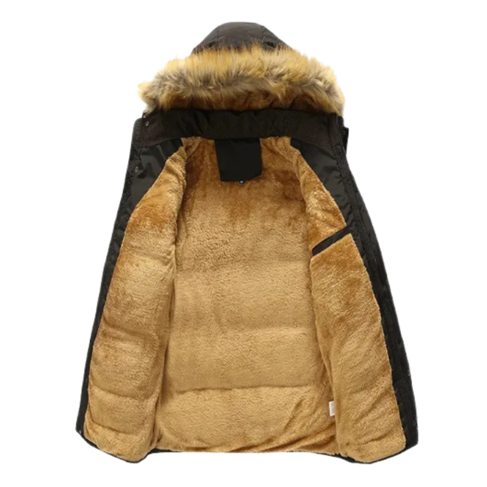 Olianis | Elegante Gepolsterte Fleece Winterjacke