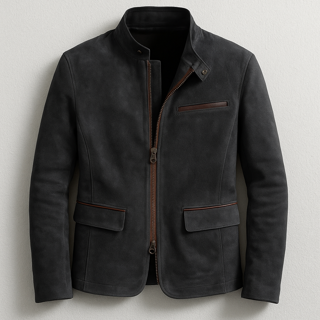 Valuer | Wildlederjacke mit Taschen
