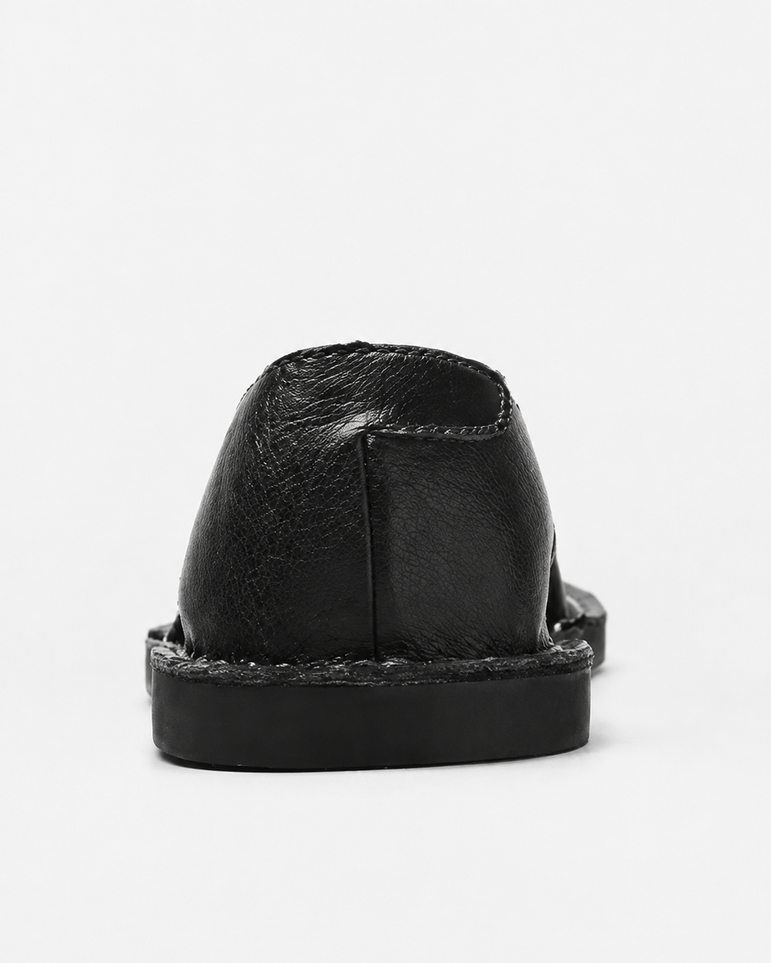 Jonah | Herren Freizeit Leder Slipper Geschlossene Zehen Sandalen