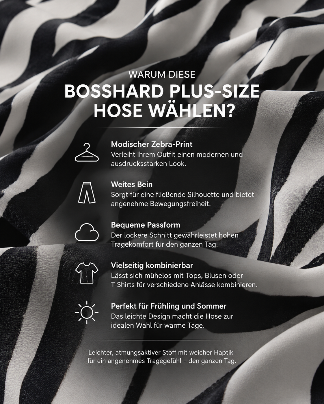 Kaufberg | Modischer Druck auf Plus-Size Damenbekleidung für Frühling Sommer