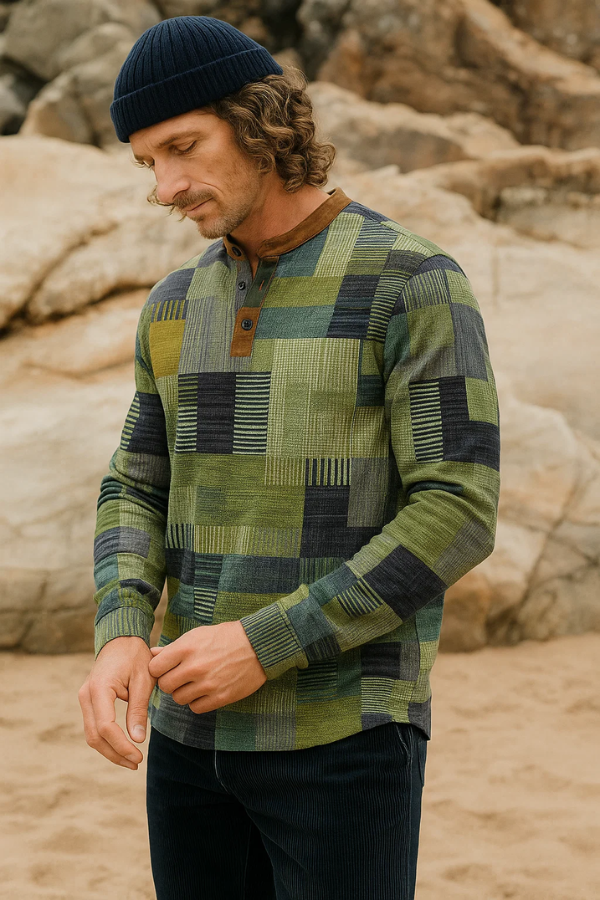 Kalann | Elegantes Henley-Hemd