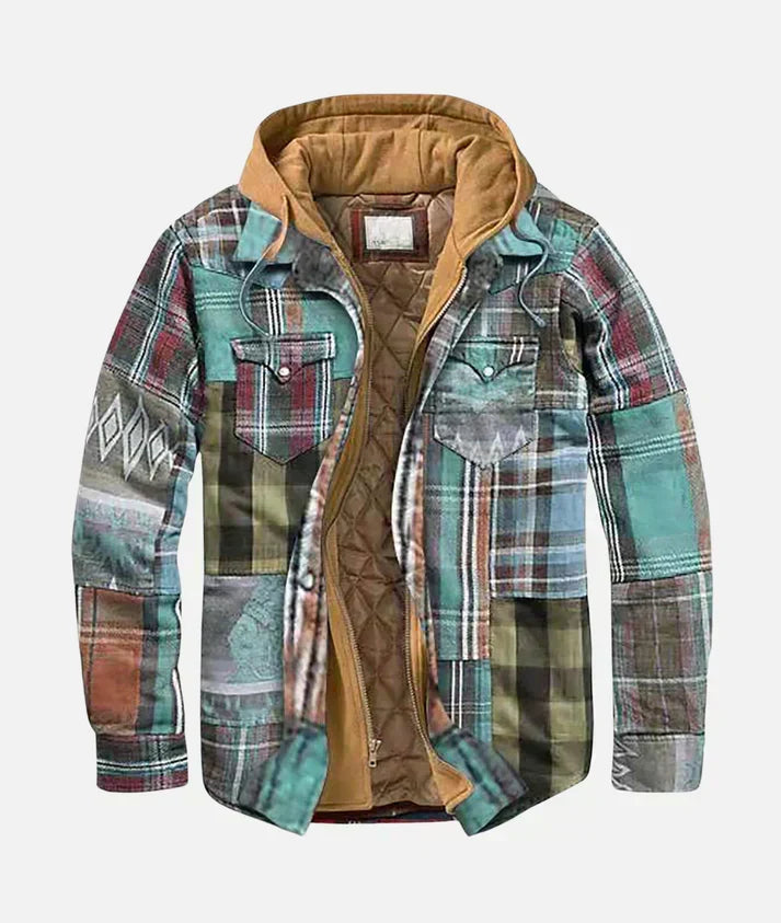 Isauel | Karierte Patchworkjacke