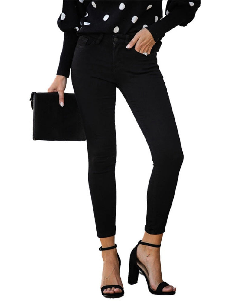 Damen Klassische Skinny-Hose
