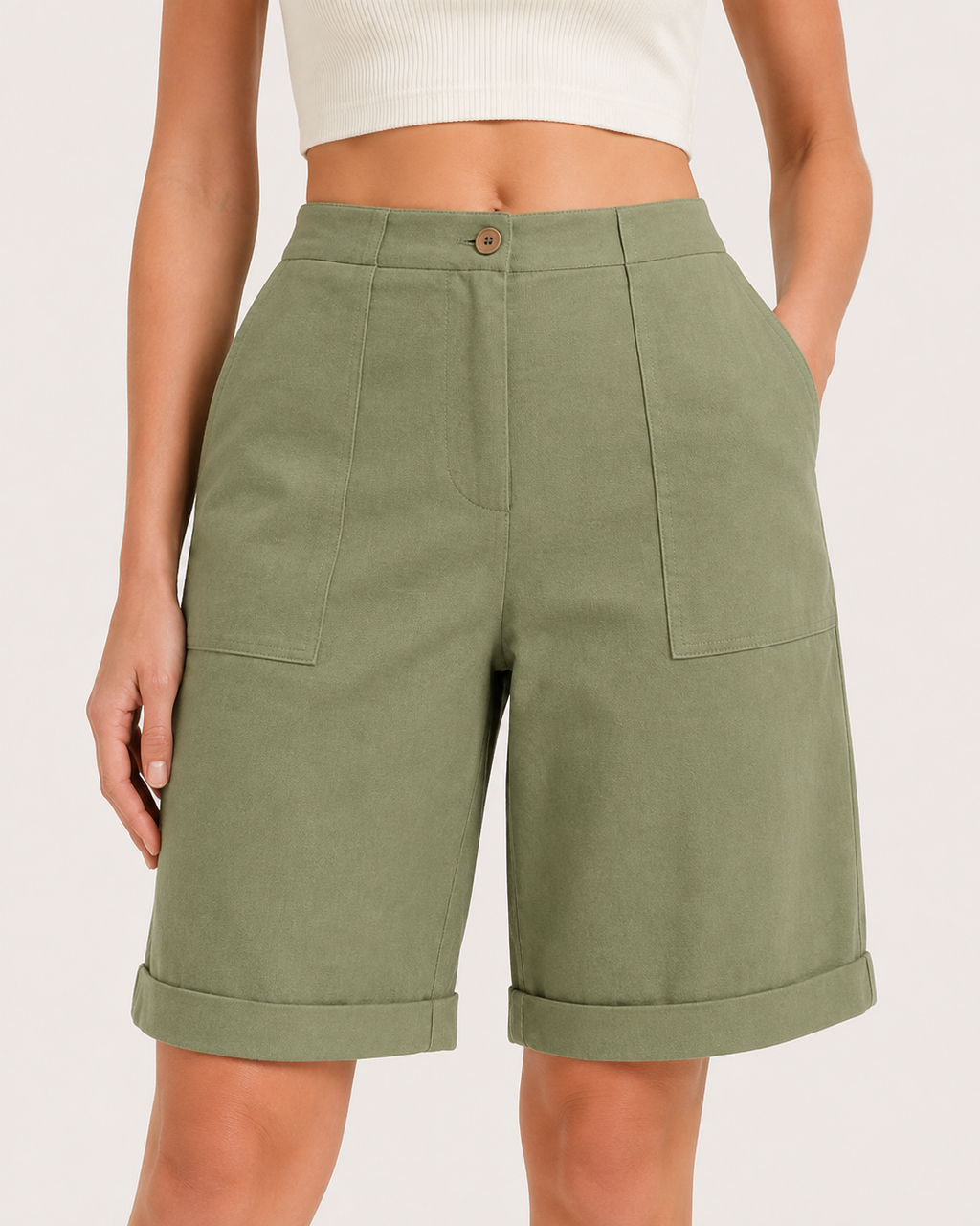 Barbara | Sommer Damen weite legere Shorts