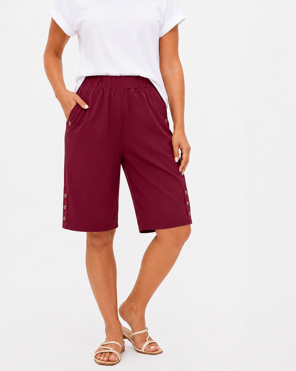 Sabina | HOT SALE Damen Sommer Elastische Hohe Taille Shorts