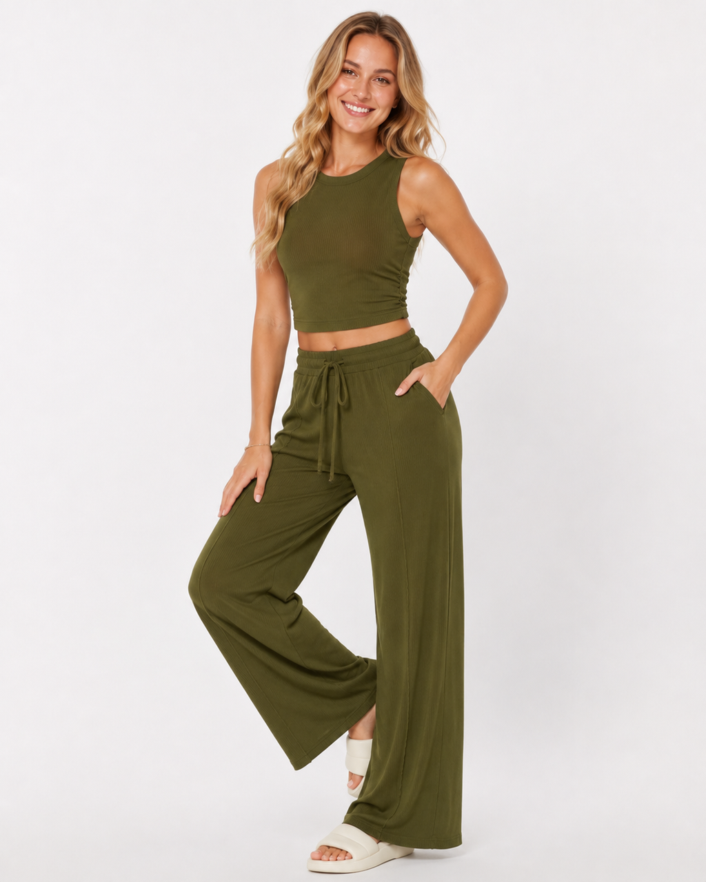 Catalina | Sommer Strick 2-Teiliges Set Lässiger Stil