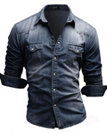 Theoorio | Herren Denim-Shirt