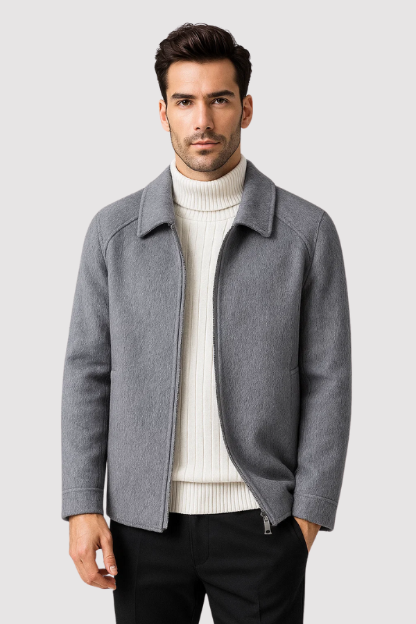 Felenn | Wollmischung Zip-Up Jacke