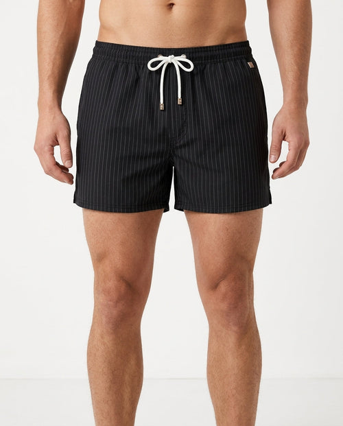 Beckham | Gestreifte Herren Freizeit Shorts für den Strand