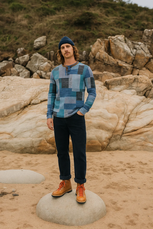 Kalann | Elegantes Henley-Hemd