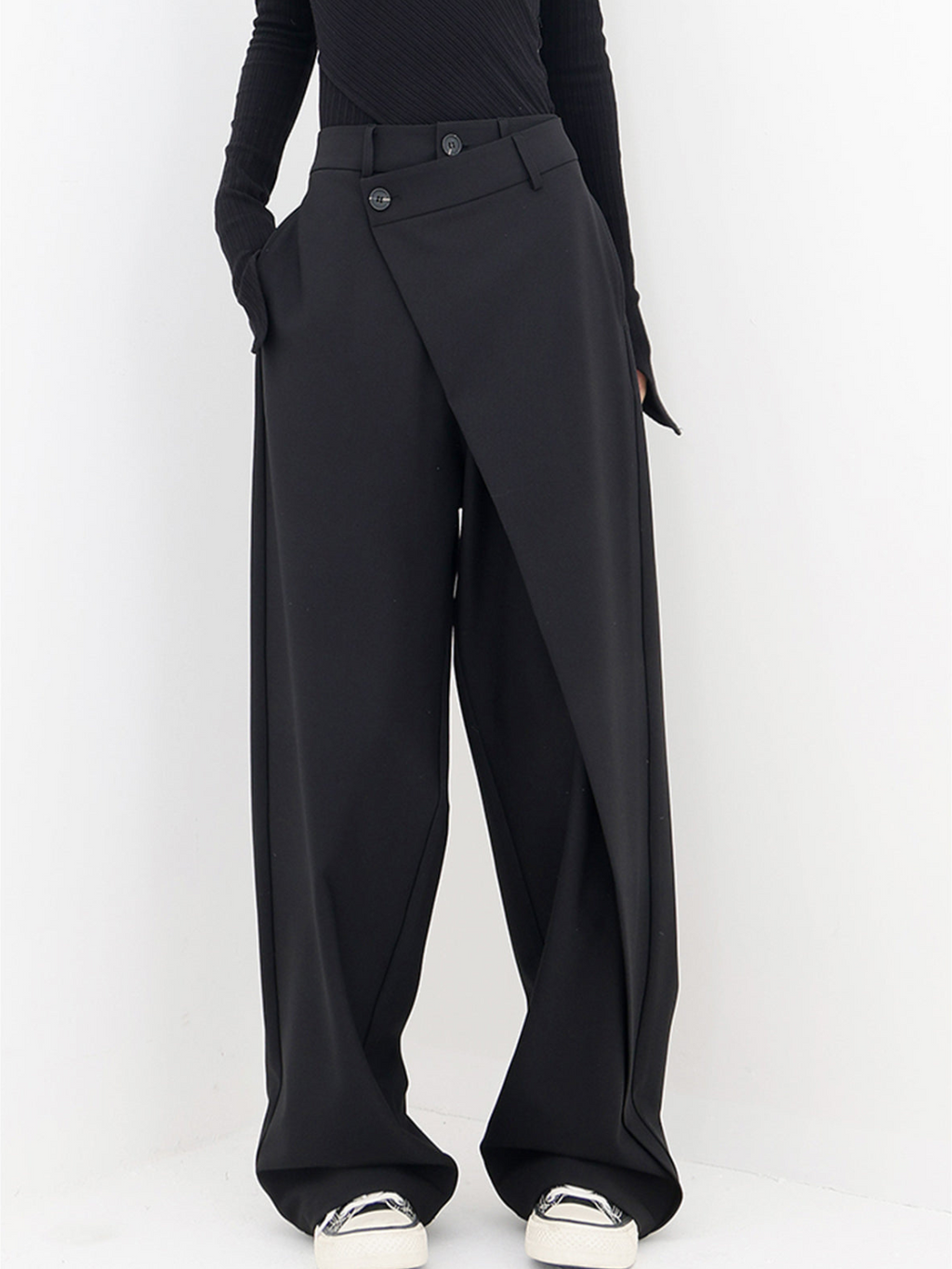 Damen Baggy-Hose – Moderne weit geschnittene Hose im Streetwear-Stil
