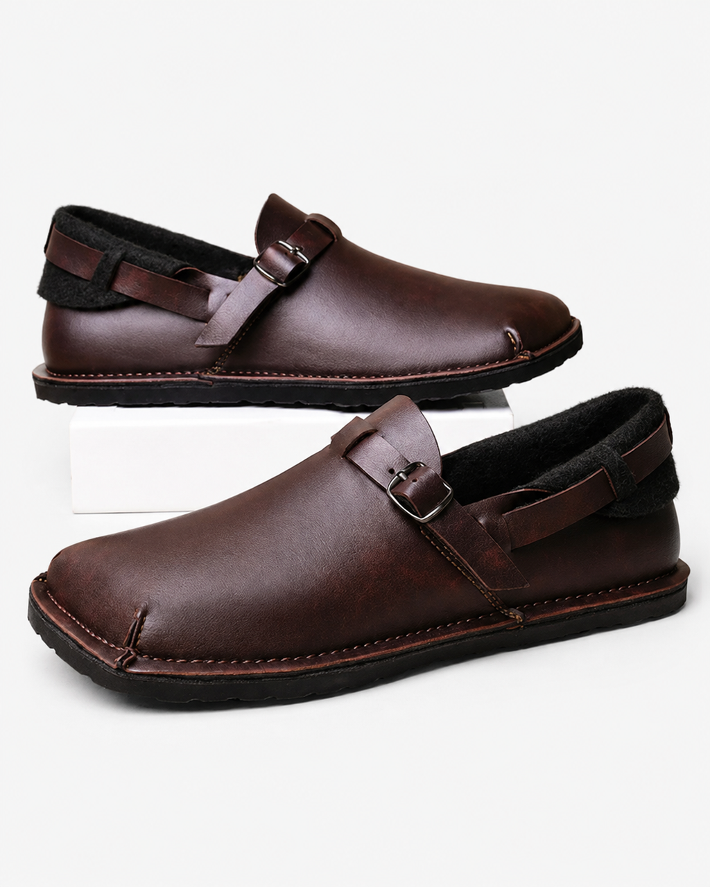 Hunter | Slip-On Freizeitmode Retro Leder Schuhe