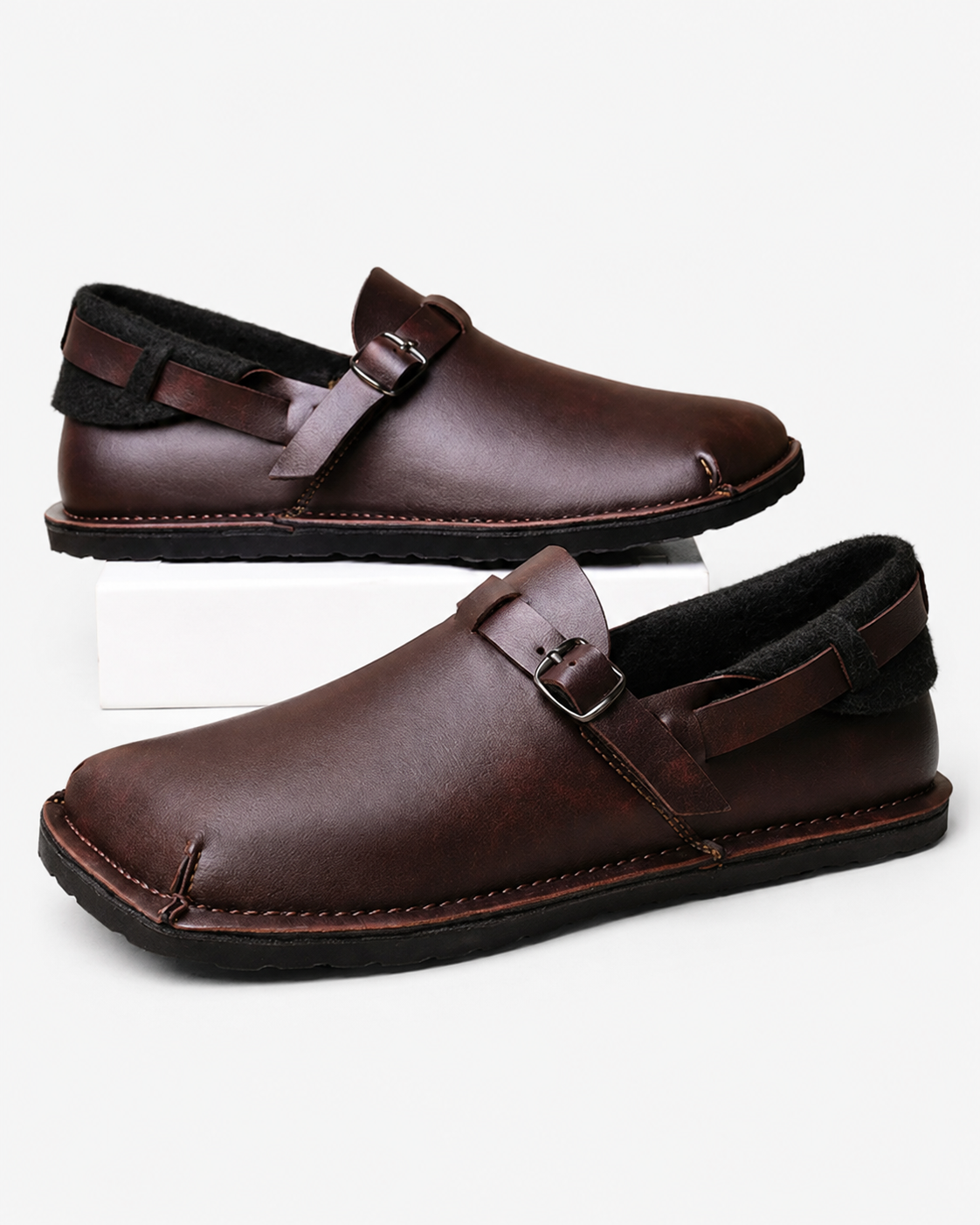 Hunter | Slip-On Freizeitmode Retro Leder Schuhe