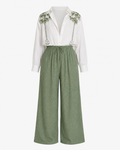 2-teiliges Kleidungsset Langarm Floral Blume
