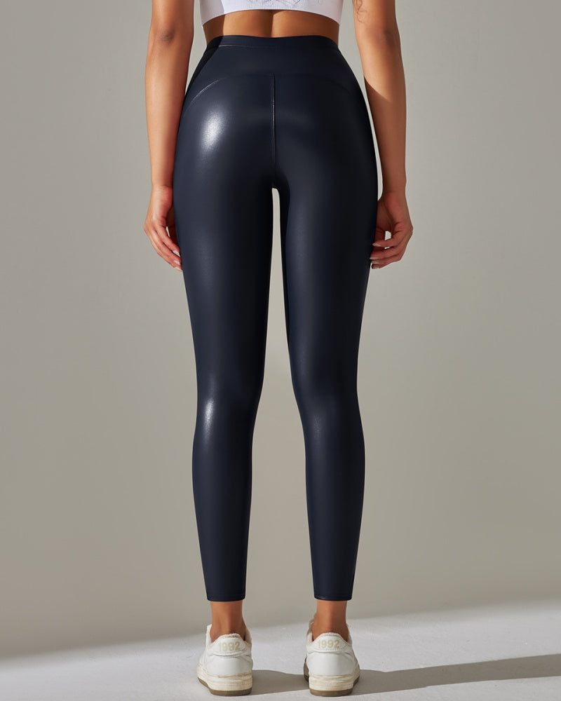 Leder Sport Hose