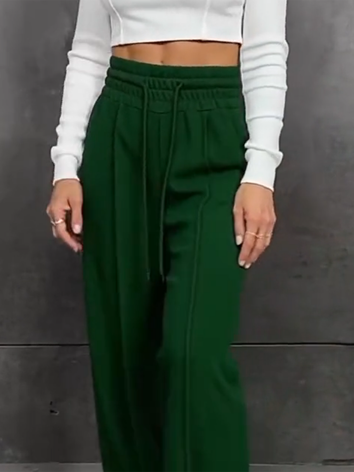 Cetaelle | Lockere Hose mit weitem Bein