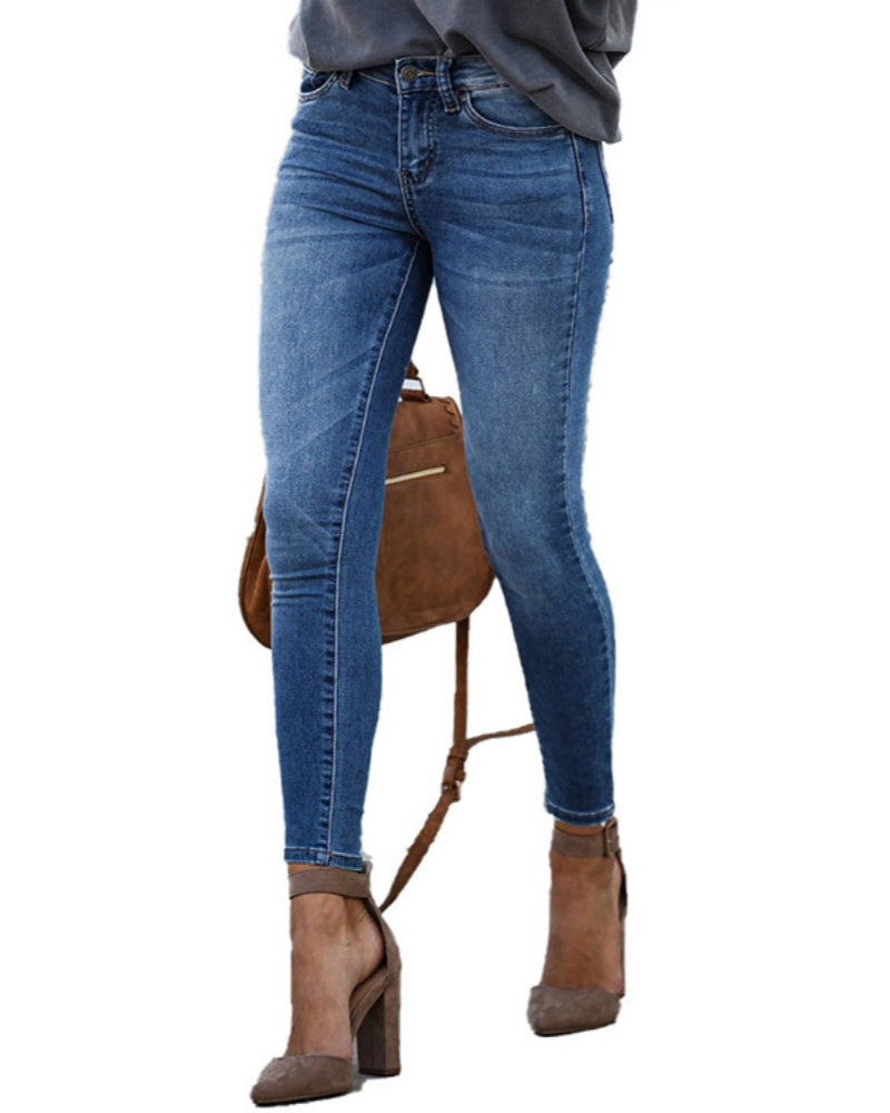 Damen Klassische Skinny-Hose