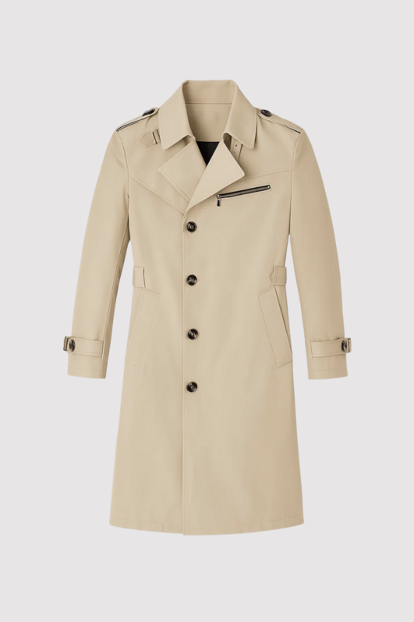 Jonelen | Klassischer Herren-Trenchcoat in Beige