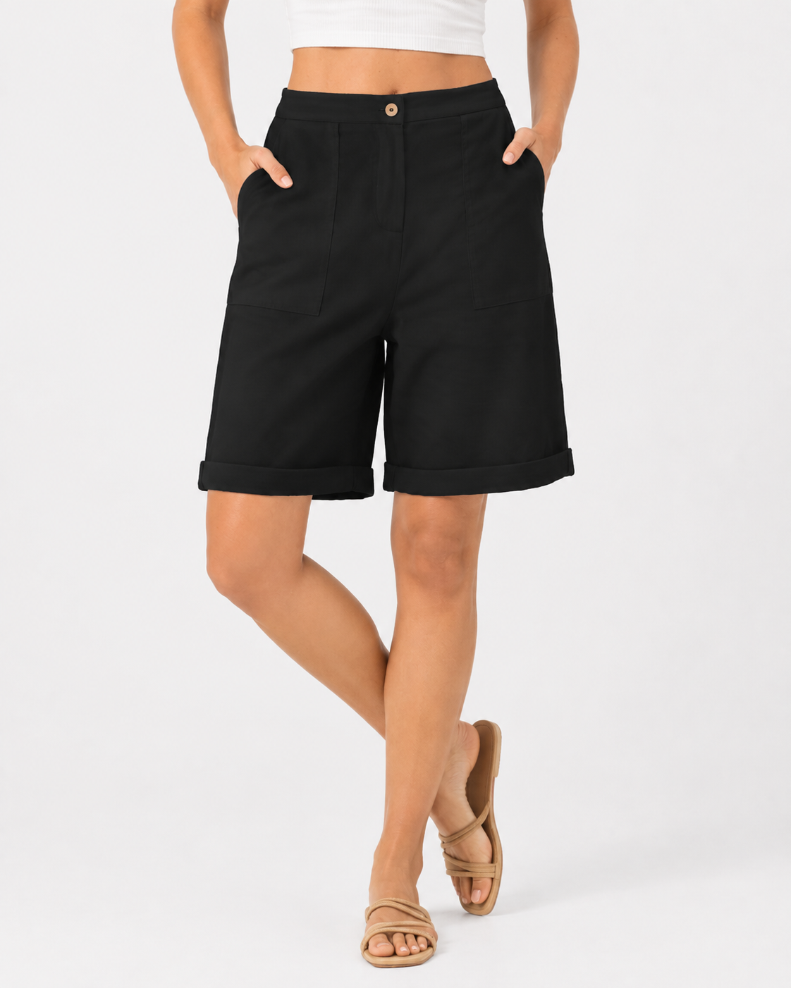Barbara | Sommer Damen weite legere Shorts