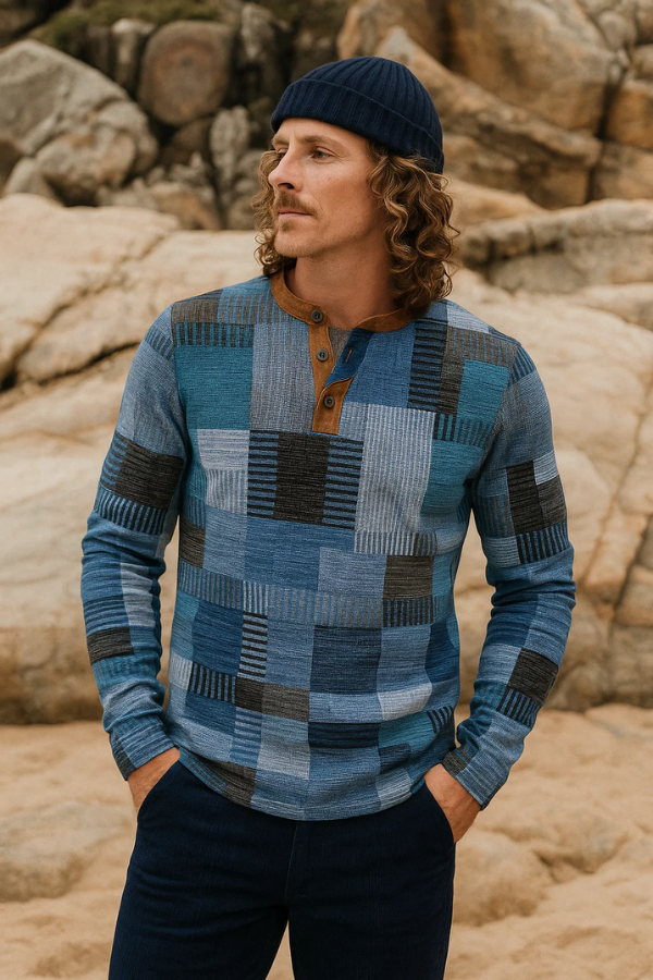 Kalann | Elegantes Henley-Hemd