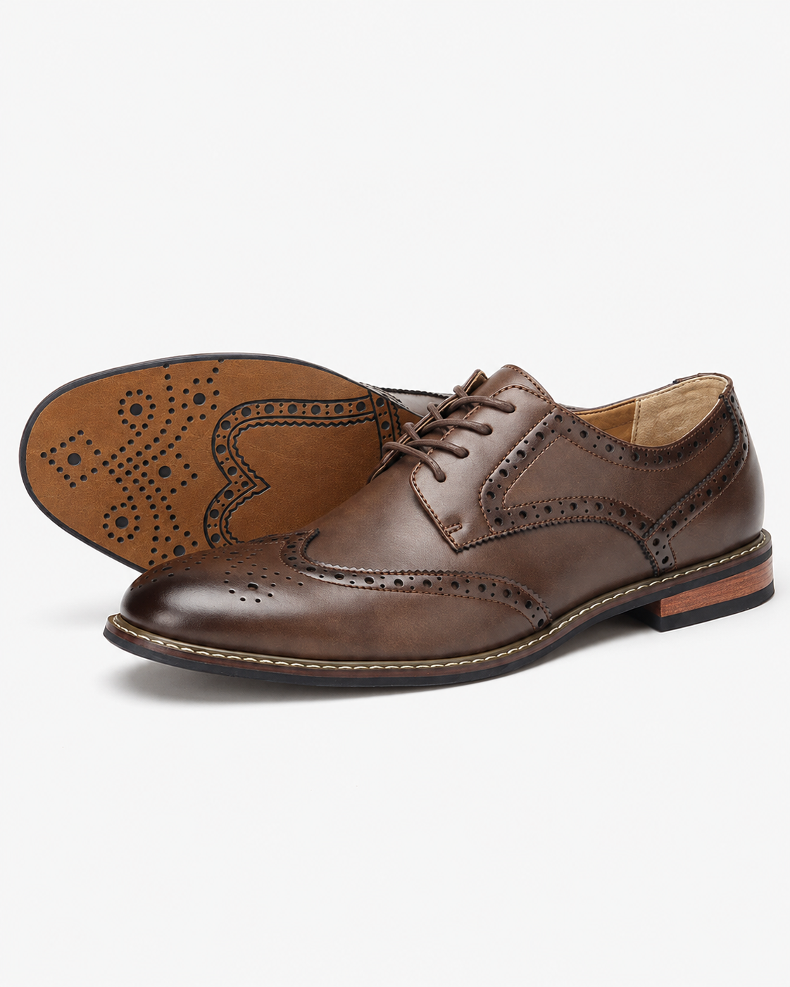 Matteo | Herren Brogue Hochzeits-Ledersocialschuh