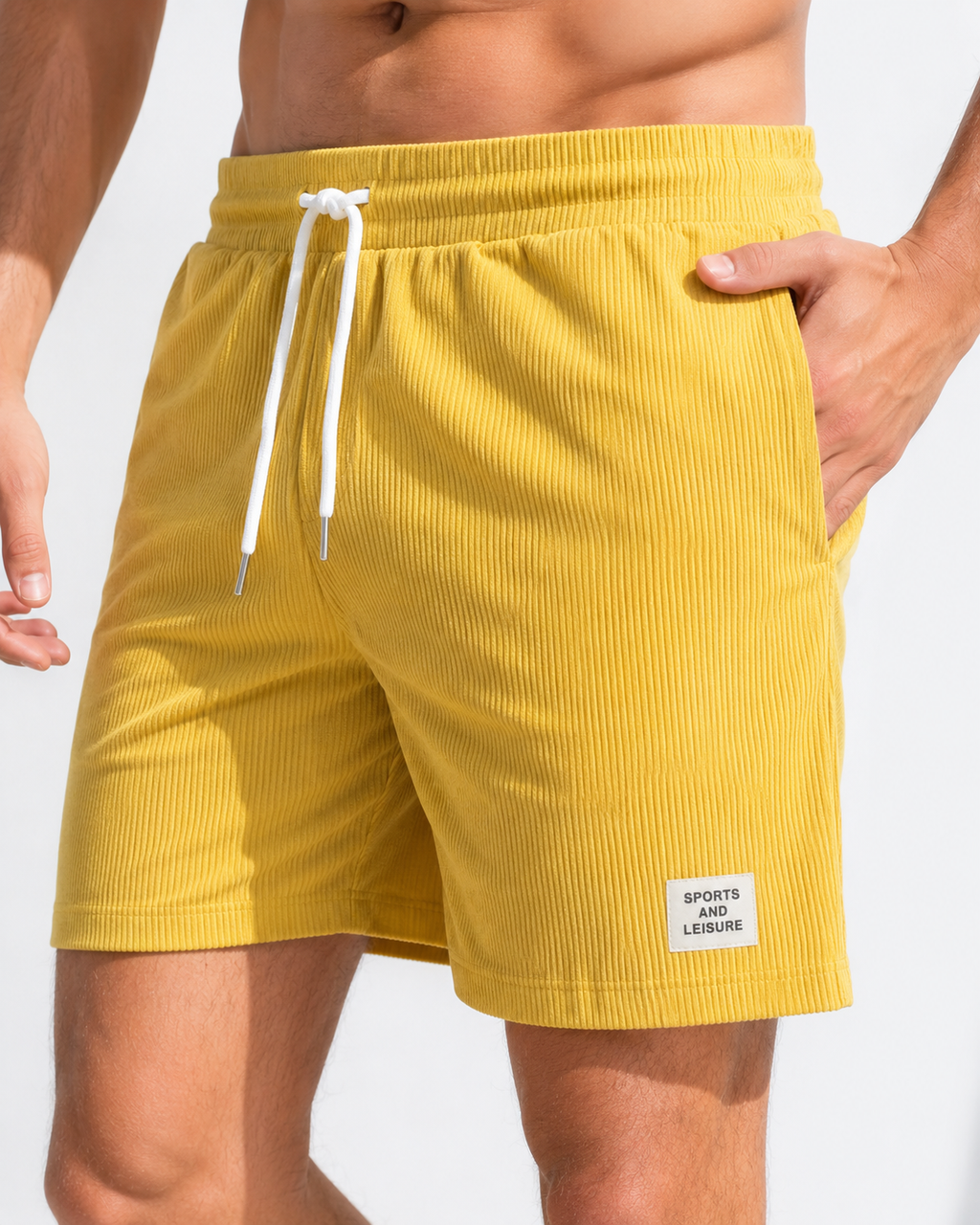 Kaufberg | Sommer Shorts mit Kordelzug aus Cord