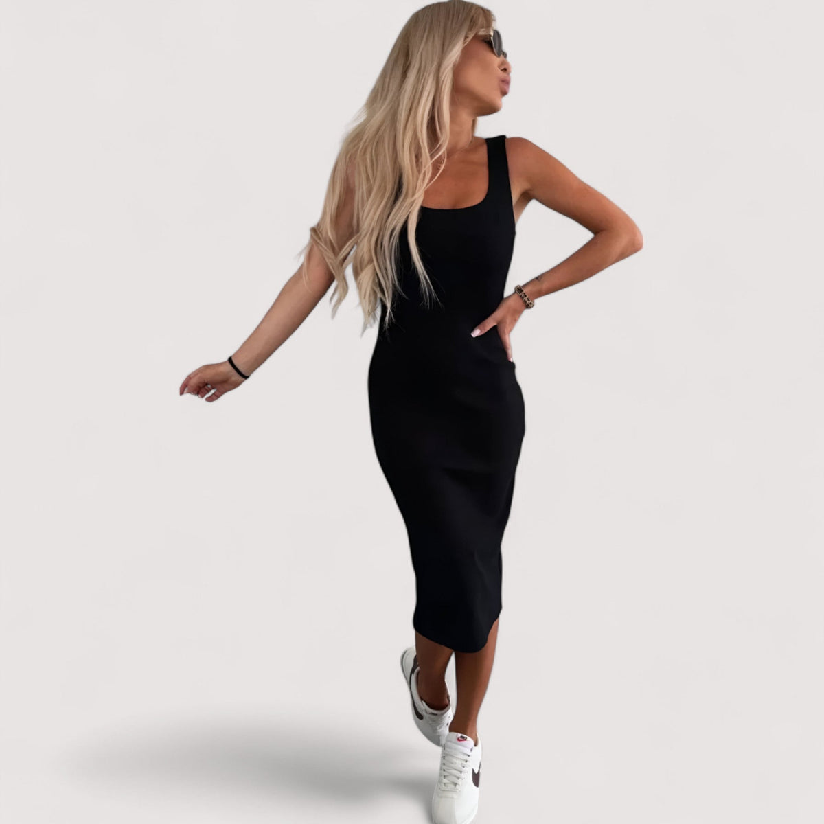 Damen Zweiteiler – Bequemes Midi-Set, Stilvoll & Alltagstauglich