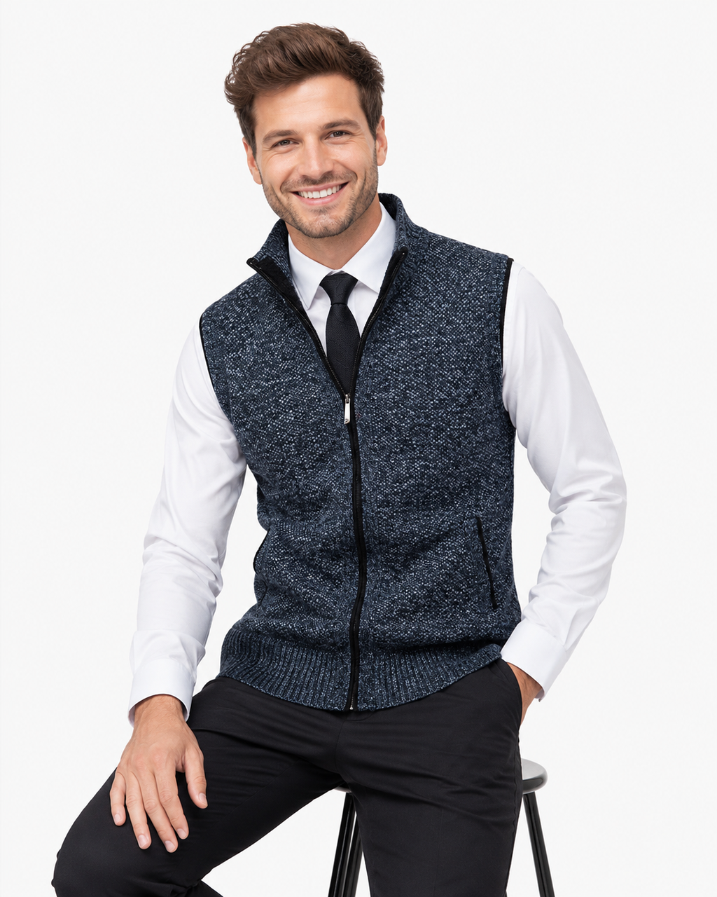 Kaufberg | Strickwesten aus Wolle Warm Samt