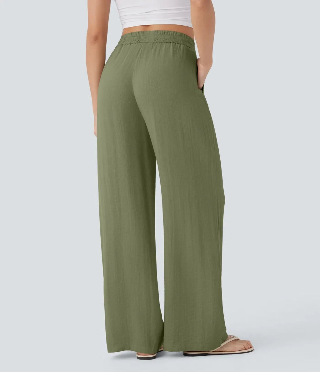 Zafeiria Elegante Leinenhosen